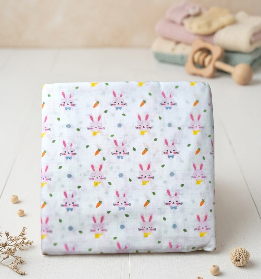 Bunny & Carrot Thottil Cloth